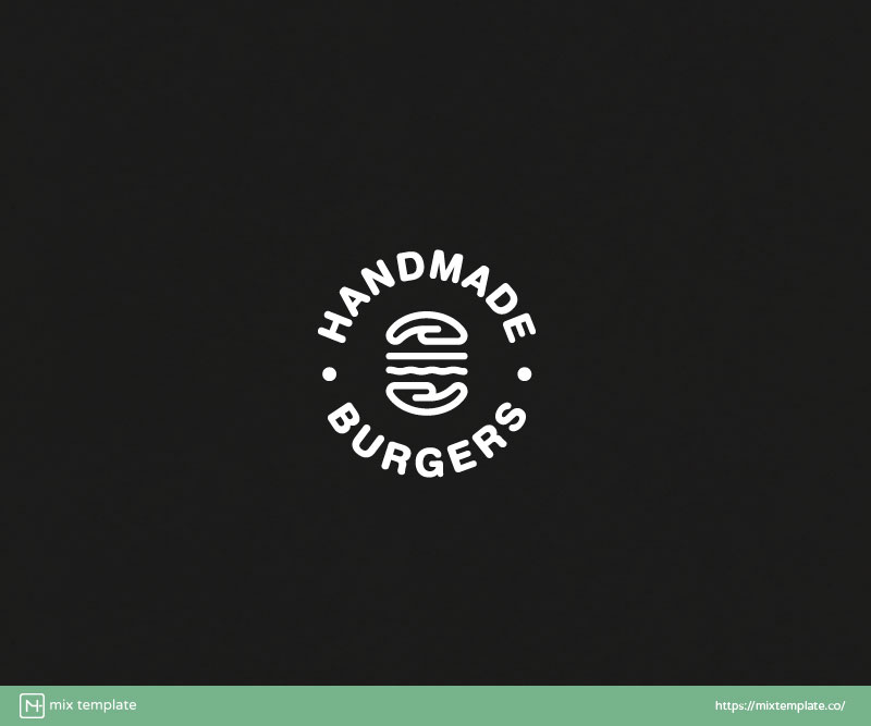 Handmade-Burger-Logo-Design