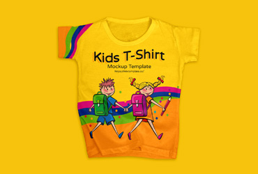 Free-Modern-Kids-T-Shirt-Mockup-Template-11