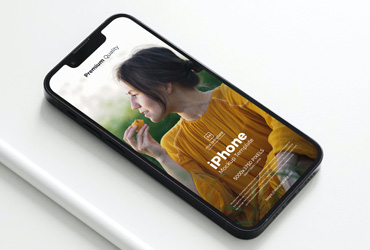Free Premium iPhone Mockup Template