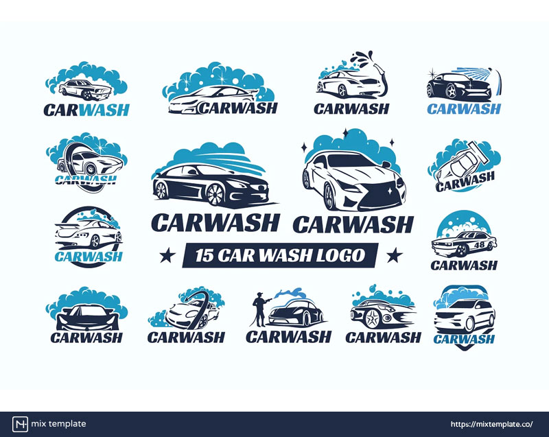 Creative-Car-Wash-Logo-Designs