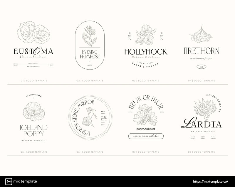 Creative-Modern-Botanica-Logo-Designs