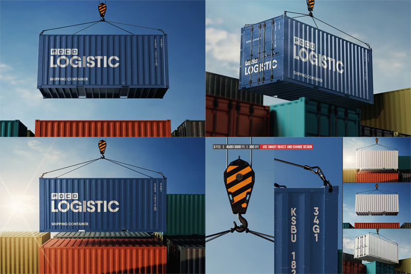 3-Premium-Shipping-Container-Hanging-on-Hook-Mockups