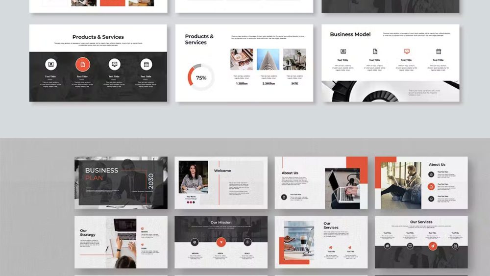 30 Slides of Business Plan Google Presentation Templates