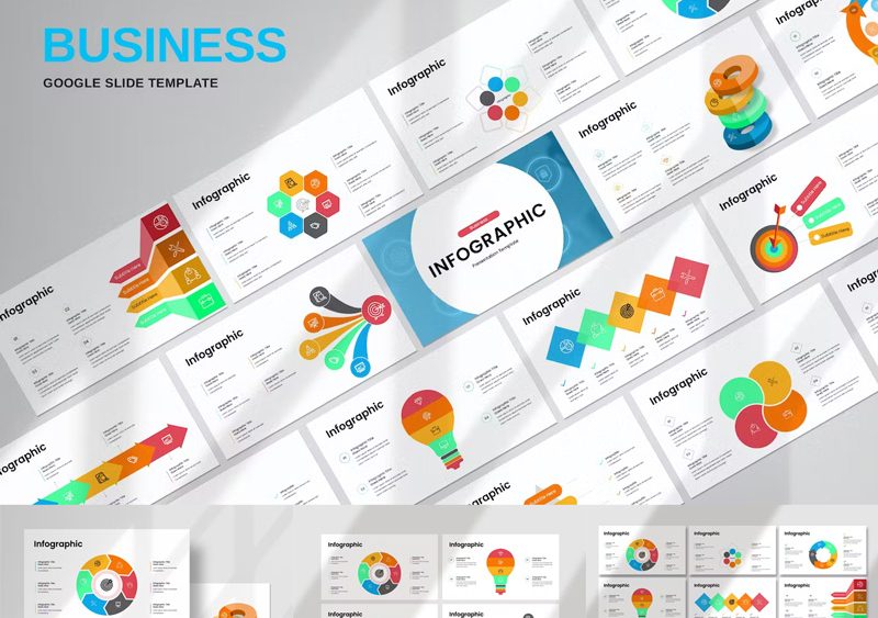 20 Business Infographic Google Slide Templates