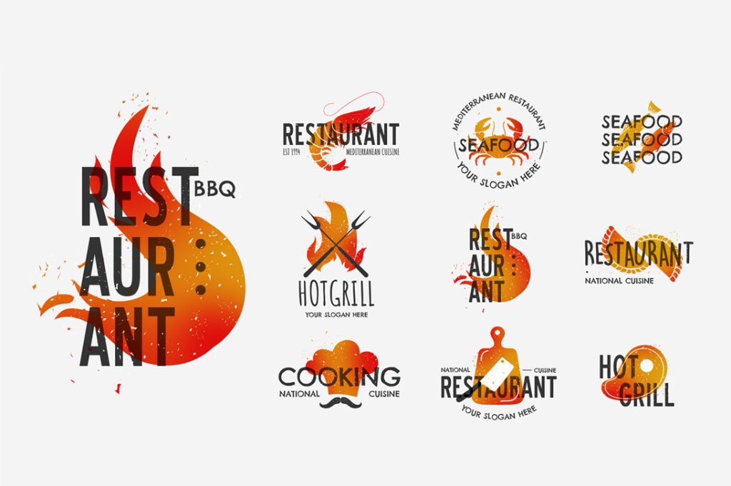Free-Premium-BBQ-Food-Restaurant-Logo-Template