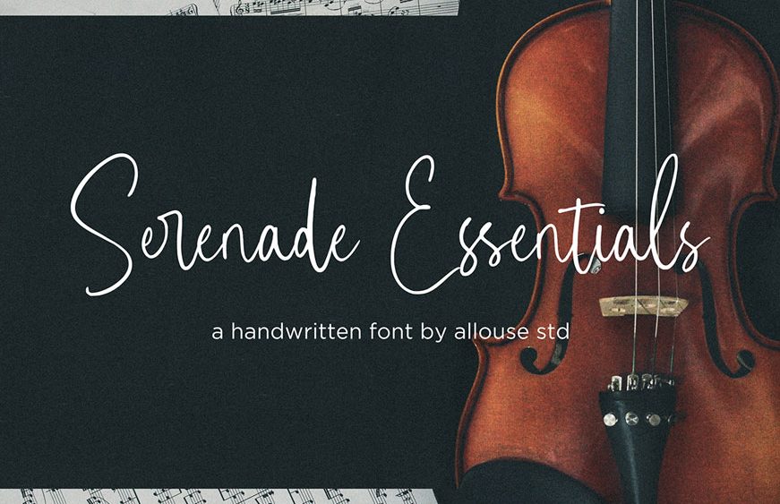 Serenade Essentials Script Font