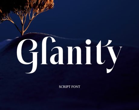 Free-Glanity-Serif-Font